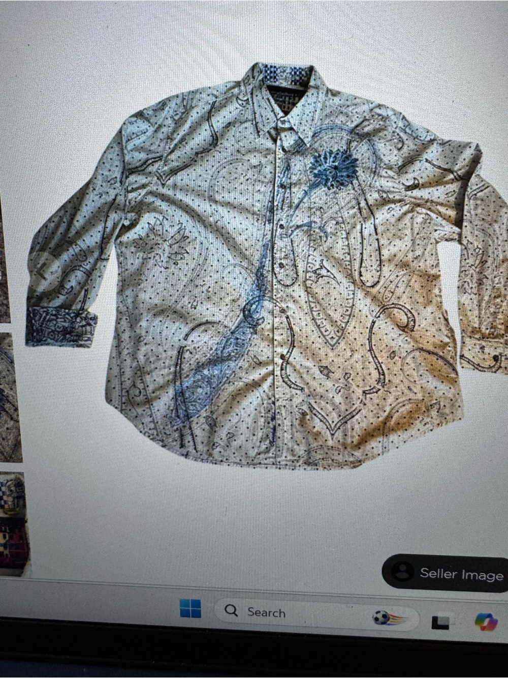 Robert Graham Chianti Collection Shirt- Embroidered